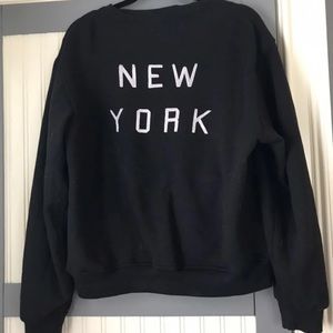 Brandy Melville button up sweatshirt